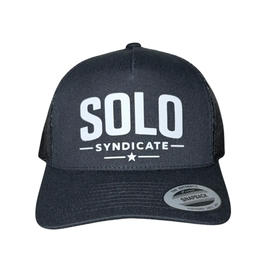 Solo Syndicate Permacurv® Visor Snap Back With HTV Logo