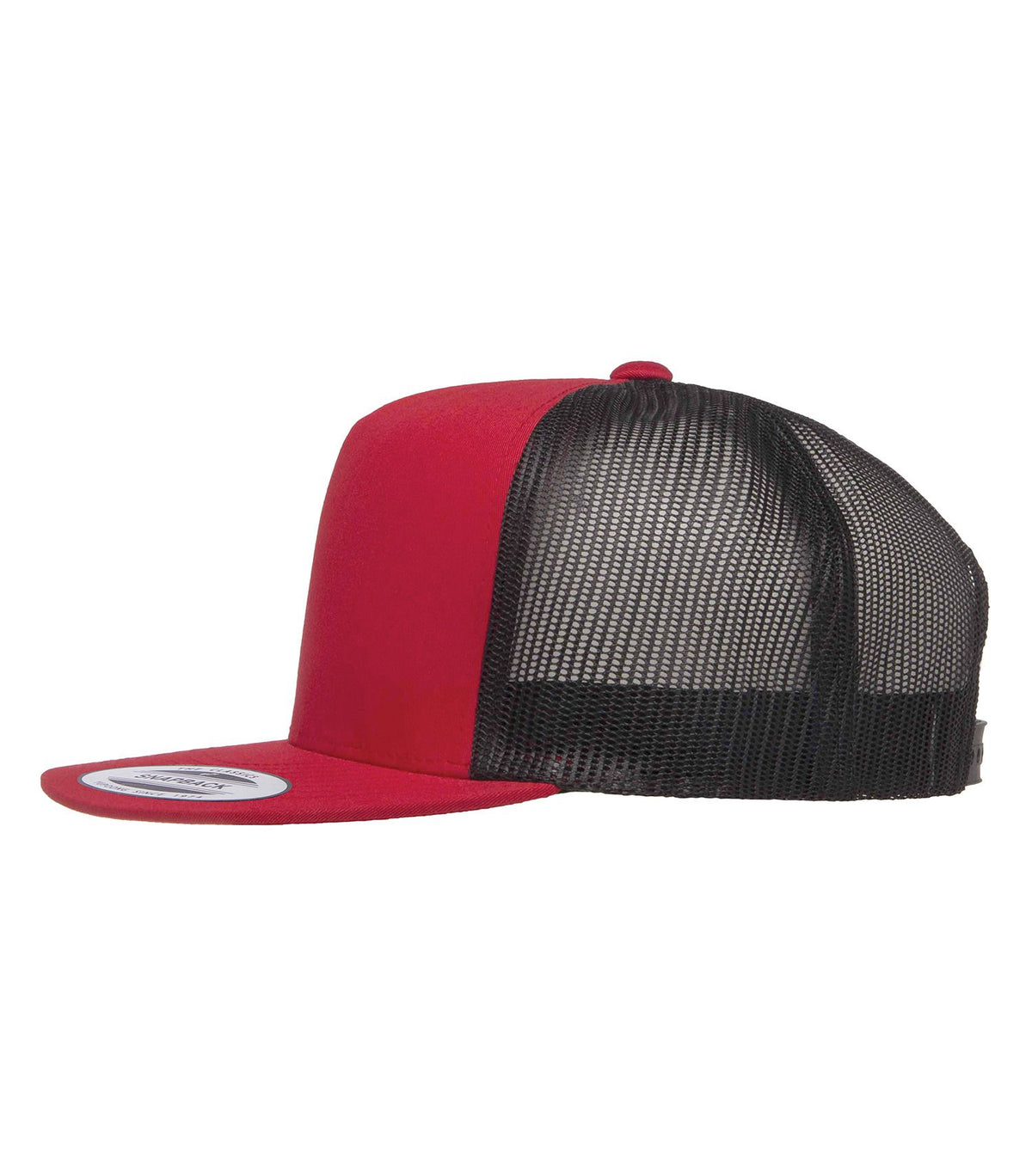 Flat Brim Snap Back With Embroidered Logo