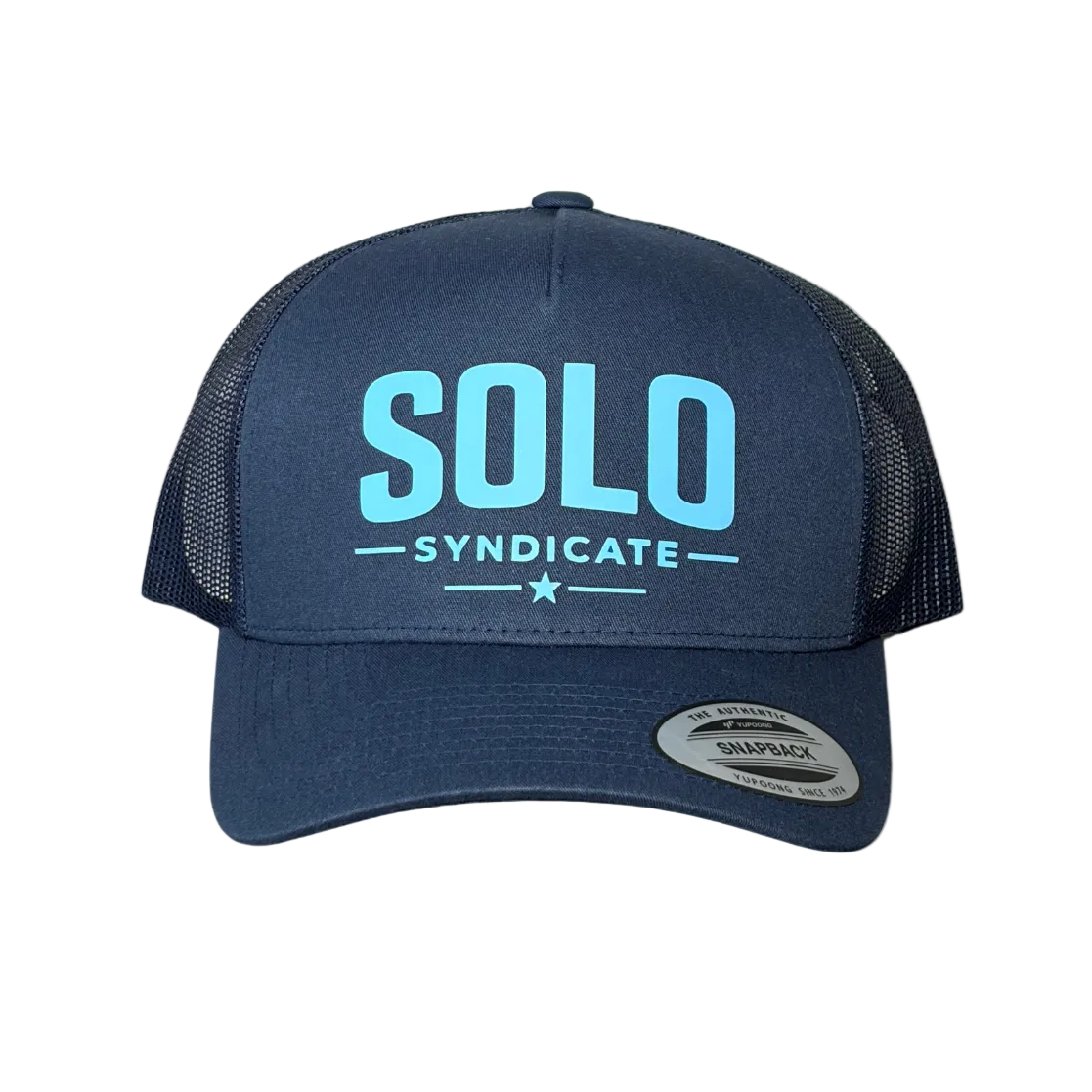 Solo Syndicate Permacurv® Visor Snap Back With HTV Logo